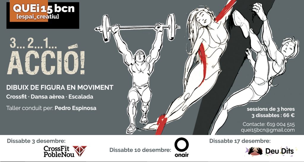 3,2,1... Acció! Dibuix de figura en moviment