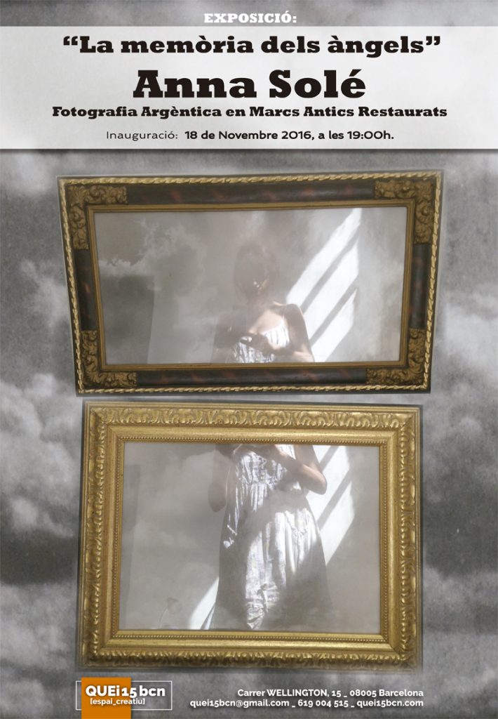Cartell de l'exposició LA MEMÒRIA DELS ANGELS