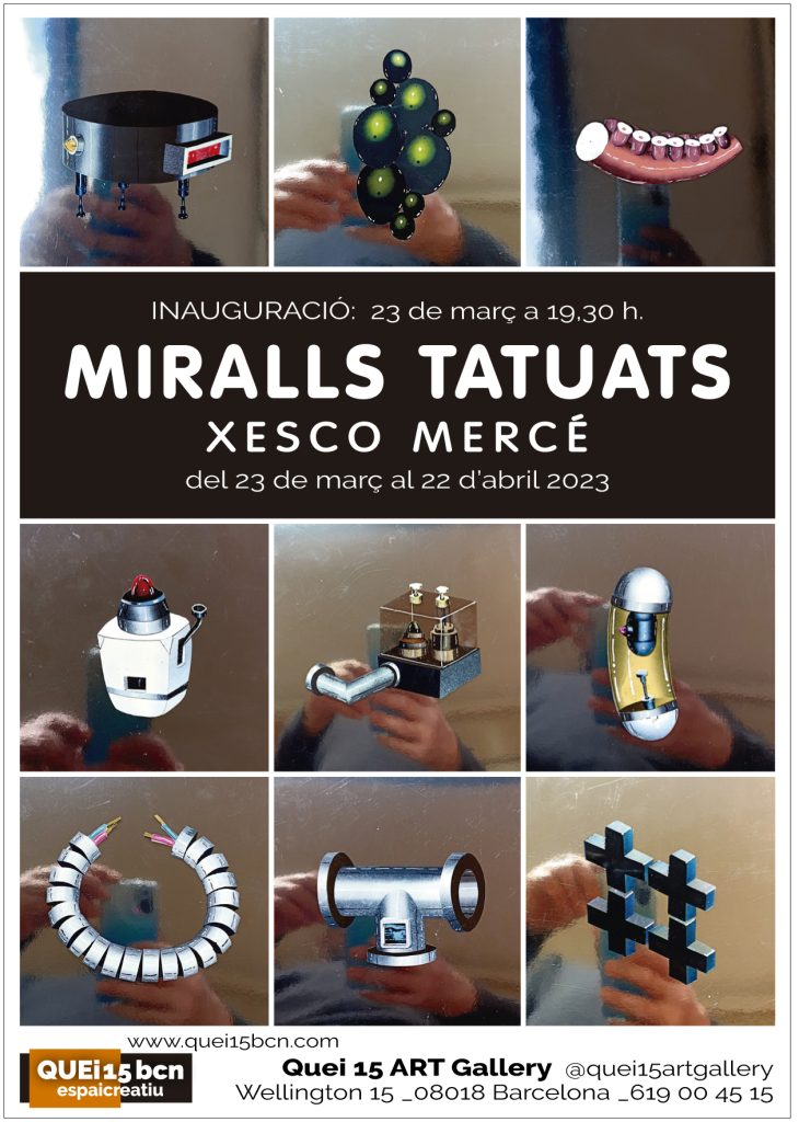 Cartell de l'exposició Miralls Tatuats