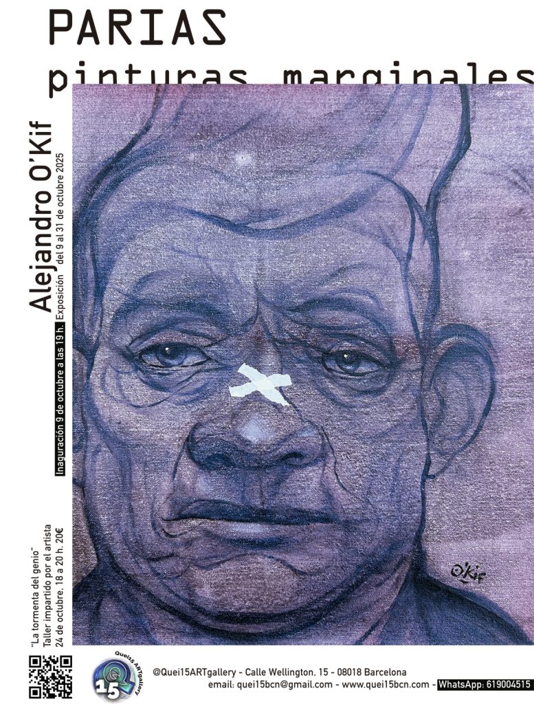 Cartell de l'exposició PARIAS, pintures marginals