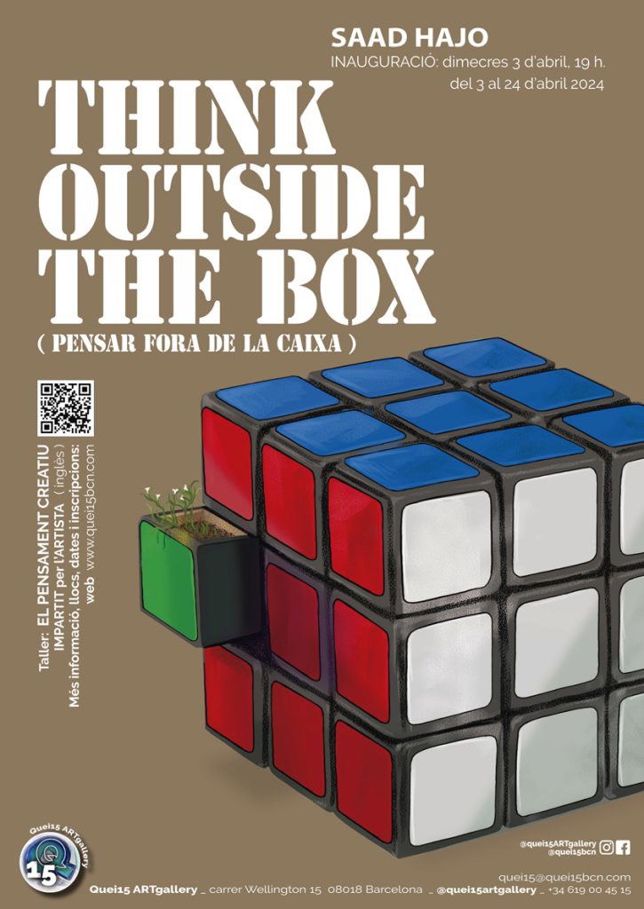 Cartell de l'exposició THINK OUTSIDE THE BOX