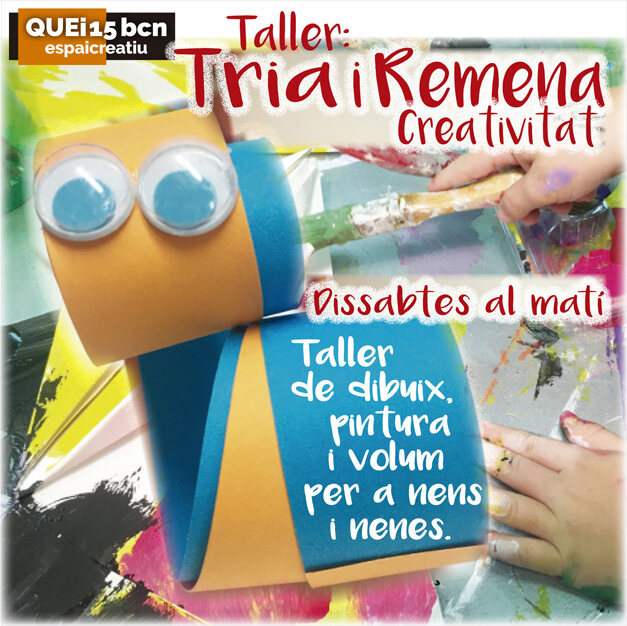 Cartell de l'exposició Tria i Remena · Adults