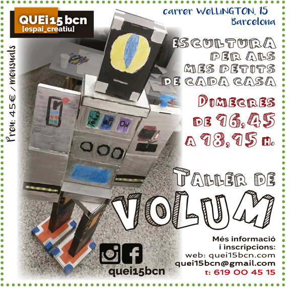 Cartell de l'exposició Taller de Volum