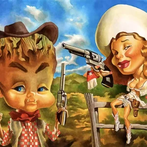 «Cowolf & Cowgirl», de David Pugliese